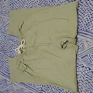 H&M High Waist Joggers, light sage green size extra small